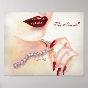 "De parels!"  8x10 afdrukken Poster