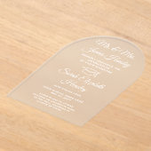 De Parents Élégant Faire-part de graduation en arc (Poser)