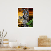 De paringskoorts brandt poster (Keuken)