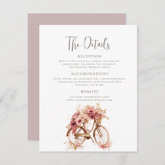 De Parisienne Details Informatiekaartje (Voorkant / Achterkant)