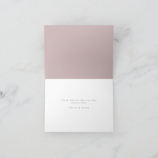 De Parisienne Eiffeltoren Dankkaart Bedankkaart (Binnen)