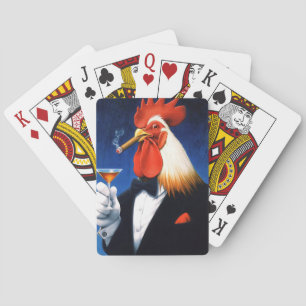 De Parmantige Haan Grappige Herenclub Pokerkaarten