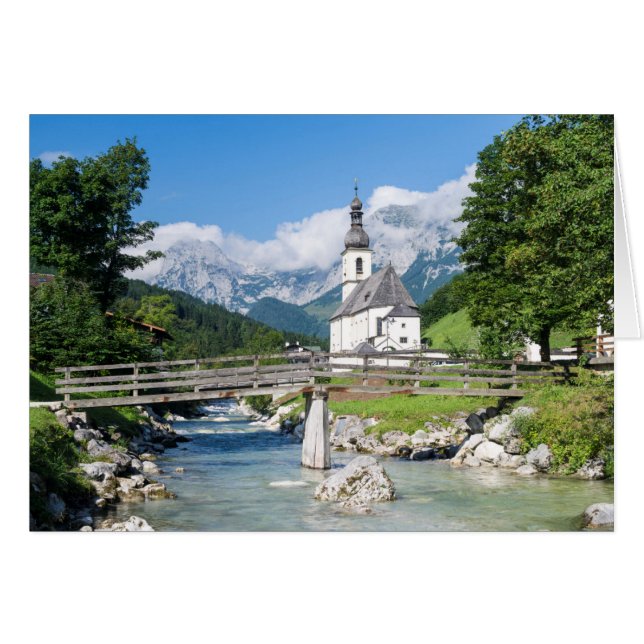 De parochiekerk van Ramsau (Voorkant Horizontaal)