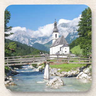 De parochiekerk van Ramsau Drankjes Onderzetter