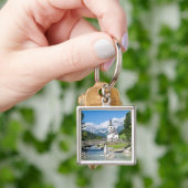 De parochiekerk van Ramsau Sleutelhanger (Hand)