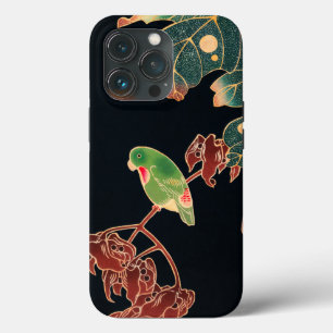 De Paroquet Colorful Bird Japanse afbeelding iPhone 13 Pro Hoesje