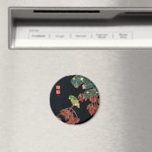 De Paroquet Colorful Bird Japanse afbeelding Magneet (Insitu (Vaatwasser))