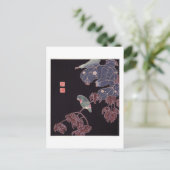 De Parrot, Jakuchu Briefkaart (Staand voorkant)