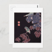 De Parrot, Jakuchu Briefkaart (Voorkant / Achterkant)