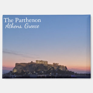 De Parthenon Griekenland bij Zonsondergang Souveni Magneet