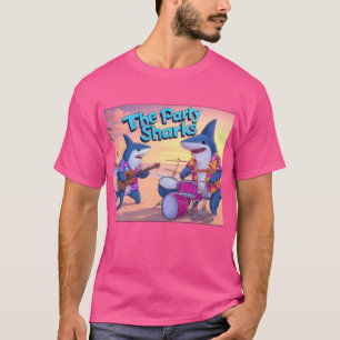 De partij Sharks Band T-shirt