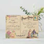 De Partij van de dag van de geboorte, , oude brief Kaart (Staand voorkant)