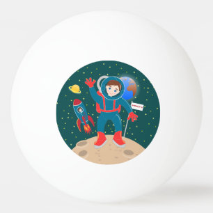 De partij van de het kindverjaardag van de pingpongballen