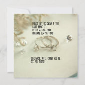 De Partij van de overeenkomst - sparen de datum. E Kaart (Achterkant)