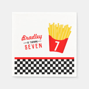 De Partij van de Verjaardag van de friet Servet