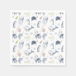 De Partij van de Zee Dieren Servet