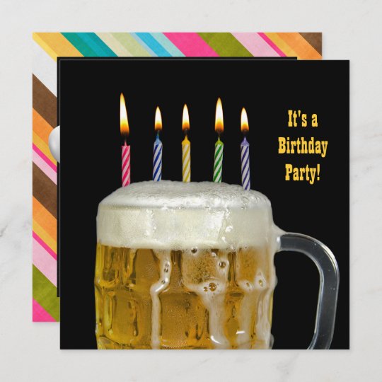 Bediening mogelijk Me Monnik De Partij van het Bier van de verjaardag Kaart | Zazzle.be