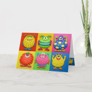 De Partij van het monster dankt u Bedankkaart