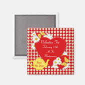 De Partij van het Tea van de valentijn sparen de M Magneet (Voorkant / Achterkant)