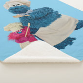 De partners van de voedseltruck van Cookie Monster Sherpa Deken (3/4)