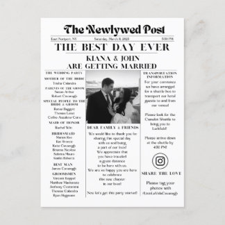 De Pas getrouwd Post Briefkaart