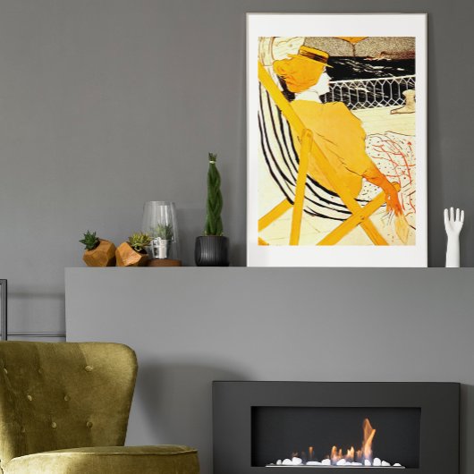 De passagier in cabine 54 unframed poster