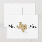 De Passen getrouwd Briefkaarten uit Texas (Voorkant / Achterkant)