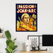 De passie van Joan of Arc ~ Movie Poster (Thuiskantoor)