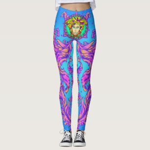 De Pastel Medusa Designer Leggings