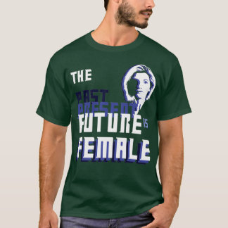 De PastPresentFuture is Vrouw Silhouette T-shirt