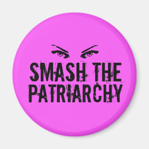 De patriarchistische feminist smaaien magneet