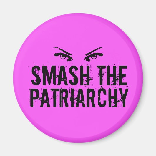 De patriarchistische feminist smaaien magneet (Voorkant)