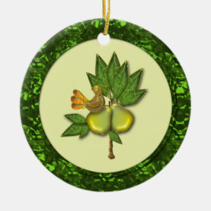 De Patrijs van het ornament in een Boom van de