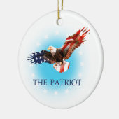 De patriot keramisch ornament (Links)