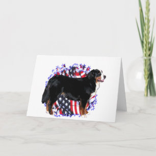 De Patriot van de Hond van de Berg van Bernese Kaart