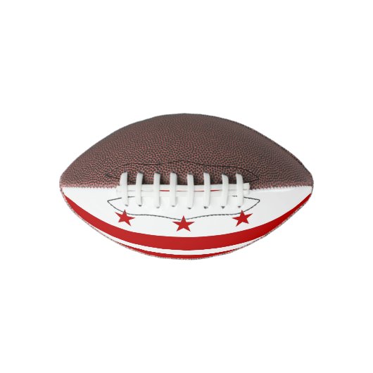 De patriottische Amerikaanse vlag van het American Football (Voorkant)