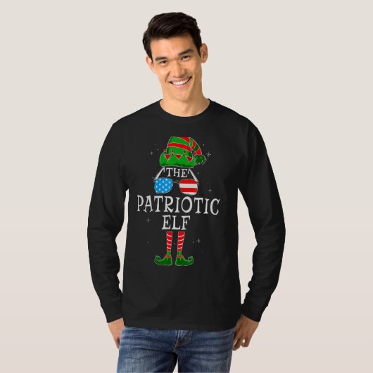 De Patriottische Elf Group die kerstmis met elkaar T-shirt (Voorkant volledig)
