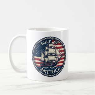 De patriottische Golf van Amerika Koffiemok