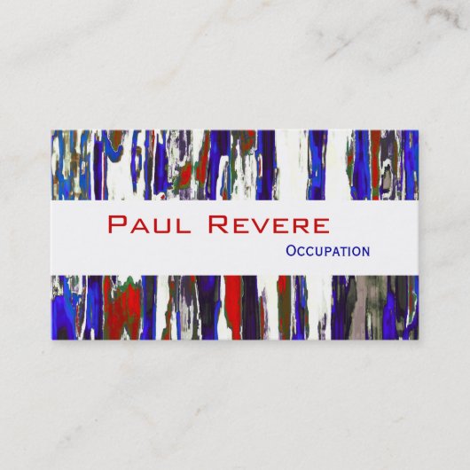 De patriottische Visitekaartjes (Voorkant)