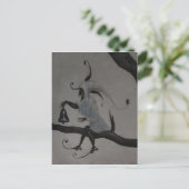 De pauze is voorbij ~ Briefkaart (Staand voorkant)