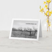 De pays de temps carte de voeux (Fleur jaune)