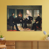 De peacemakers schilderen van 1868 canvas afdruk (Insitu (Woonkamer))