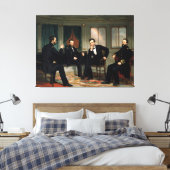 De peacemakers schilderen van 1868 canvas afdruk (Insitu (Slaapkamer))