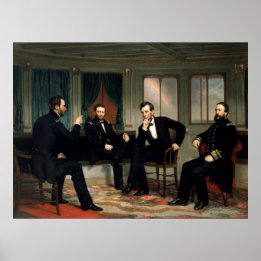 De peacemakers schilderen van 1868 poster