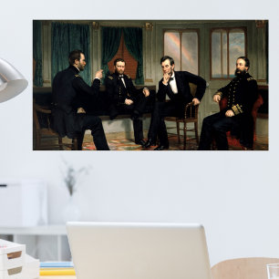 De peacemakers schilderen van 1868 poster