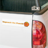 De Peach Bumpersticker afzetten (Op Truck)