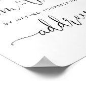 De peach helpt de bezige Mam Adres een envelop Poster (Hoek)