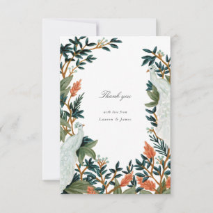 De Peacock Bedankkaart