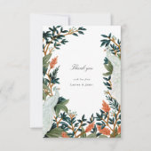 De Peacock Bedankkaart (Voorkant)