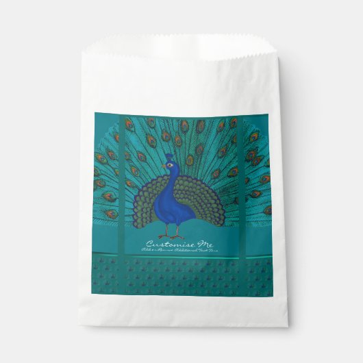 De Peacock Bedankzakje (Voorkant)